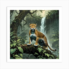 Majestic Jaguar Art Print