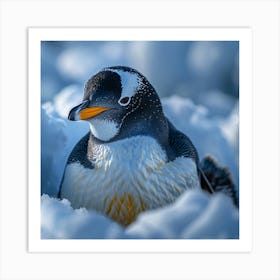 Antarctic King Penguin Art Print