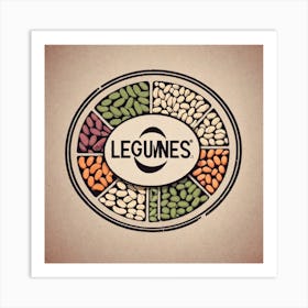 Legumes As A Logo (14) Art Print