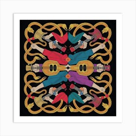 Acrobats Art Print