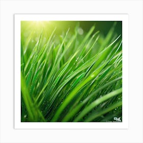 Grass Wallpaper Art Print