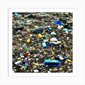 Ocean Pollution Garbage Trash Waste Debris Plastic Marine Environment Ecological Crisis P (13) Art Print