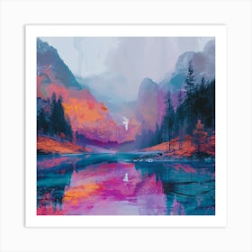 'Waterfall' 1 Art Print