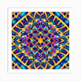 Abstract Mandala 1 Art Print