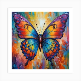 Butterfly Painting 162 Art Print