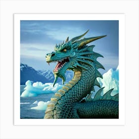 Firefly Majestic Green Dragon By Icy Ocean 73580 (2) Art Print