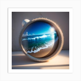 Sand And Sea 1 Art Print