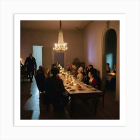 Dinner Party 3 Art Print