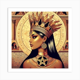 Egyptian Queen 1 Art Print