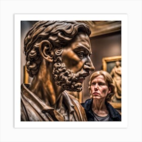 Bust Of Aphrodite Art Print