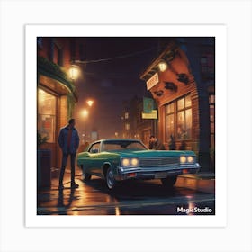 Night In The City Art Print