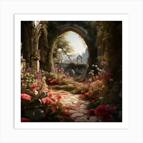 Surreal Love Garden By Csaba Fikker 3 Art Print