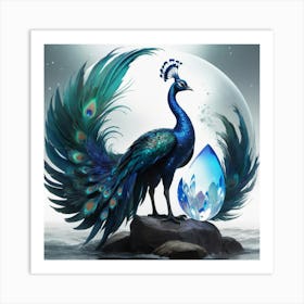 Peacock Art Print