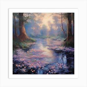 Dreamweaver's Palette: Secluded Symphony Art Print