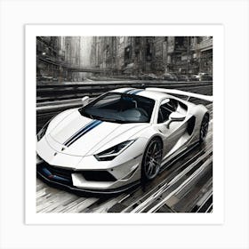 Lamborghini Huracan 35 Art Print