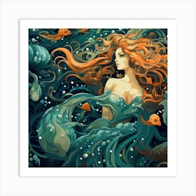 Mermaid 3 Art Print