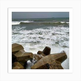 Seascape Stock Videos & Royalty-Free Footage Art Print