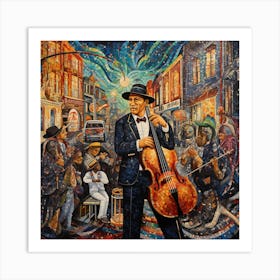 Cellist 1 Art Print