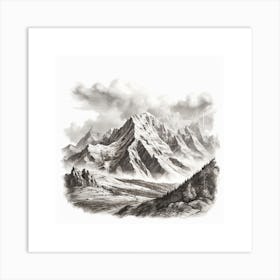 Mountain Landscape 6 Art Print