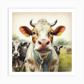 Cows! Art Print