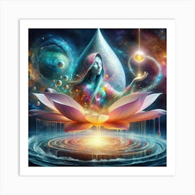 Lotus Flower 4 Art Print