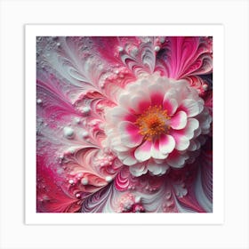 Abstract “Flower” 1 Art Print