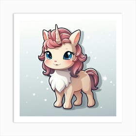 Unicorn Baby 12 Art Print