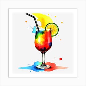 Colorful Drink 10 Art Print