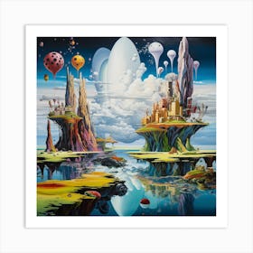 'The Floating City' Art Print