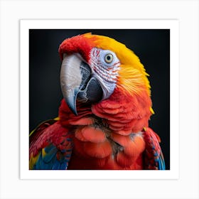 Colorful Parrot 11 Art Print