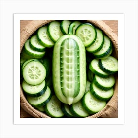 Cucumber As A Logo (65) Art Print