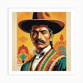 Default El Maestro Mexican Exhibition Poster Art Print 3 Art Print