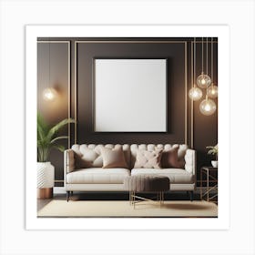 Modern Living Room 3 Art Print