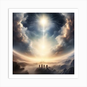 Souls From Heaven And Earth (3) Art Print