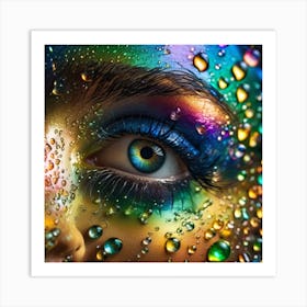 Rainbow Eye 1 Art Print