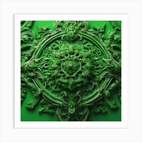 Green Wall Art Art Print