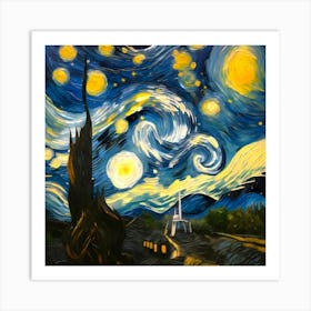 Starry Night No.3 Art Print