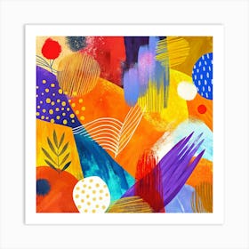 Abstract Painting 117 Art Print