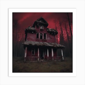 Haunted House 1 Art Print