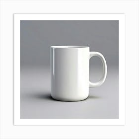 White Coffee Mug 9 Art Print