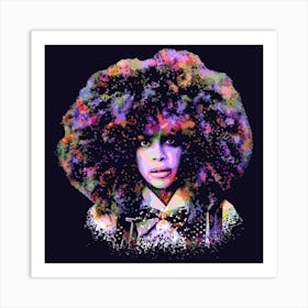 Erykah Badu - Erica Abi Wright Colorful Art Print