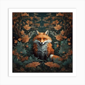 william morris fox In The Forest Art Print