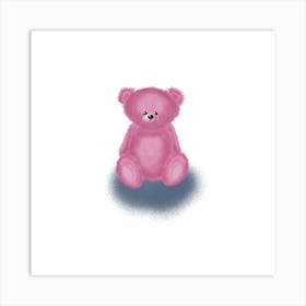 Pink Teddy Bear Poster