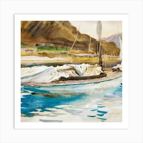 Sailboat On The Water 1 Art Print