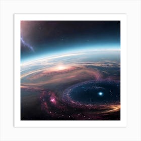 Universe Space Galaxy Art Print