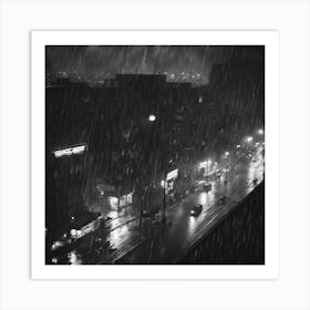 Night In The City Art Print