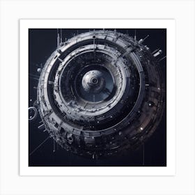 Futuristic Spaceship 15 Art Print