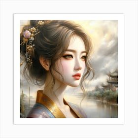 Exotic Beauty Artwork 98 Art Print