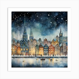 Snowflake Sonata Serenity Art Print