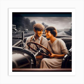 Dating Automotive Style-1928 ~Reimagined 16 Art Print